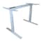 Uncaged Ergonomics Rise Up Dual Motor Electric Standing Desk Frame Legs 26.1-51.6" White RUW - alternate 1